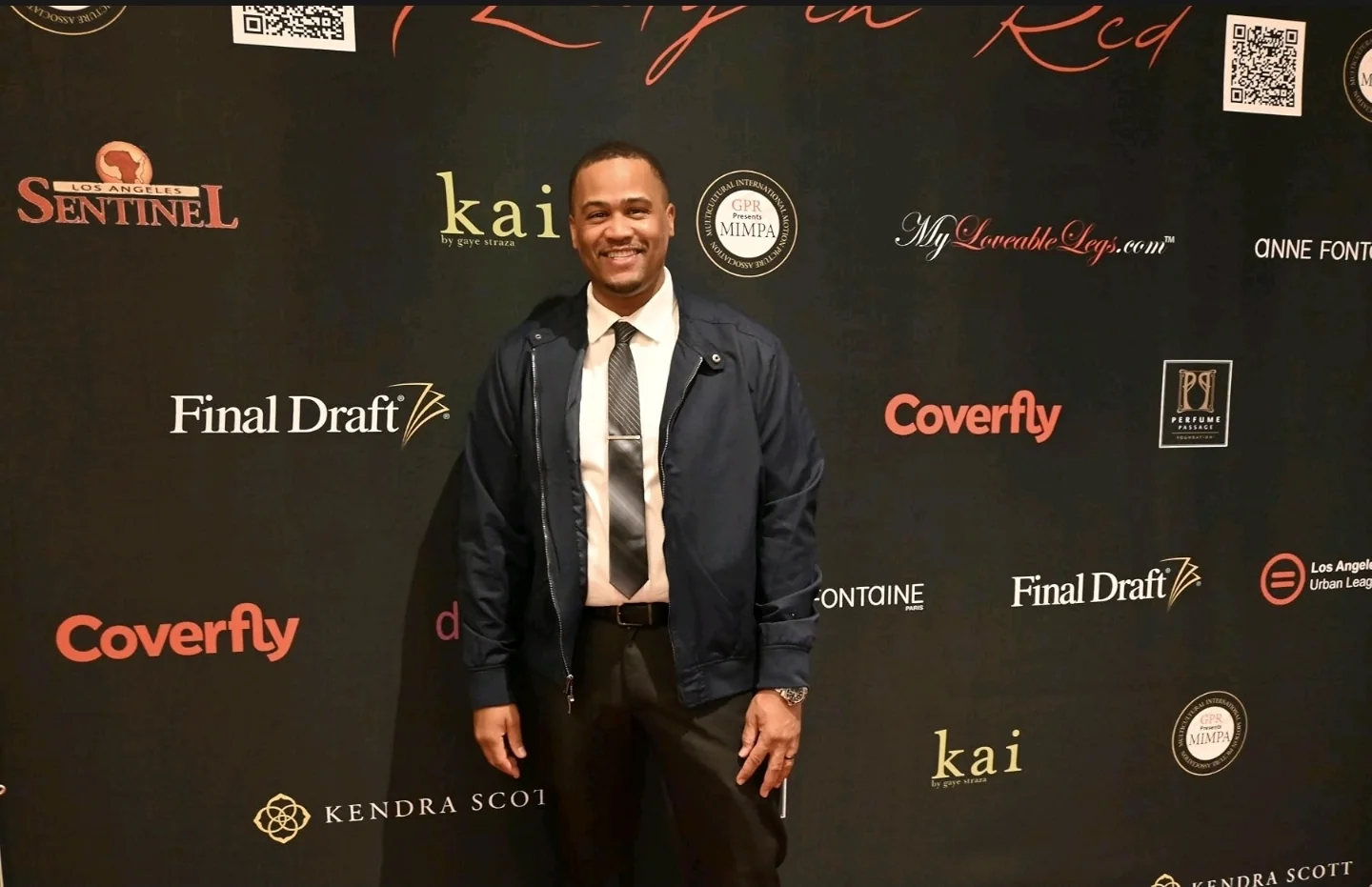 E'Ian West at a Coverfly and Final Draft red carpet event E'Ian West at a Coverfly and Final Draft red carpet event
